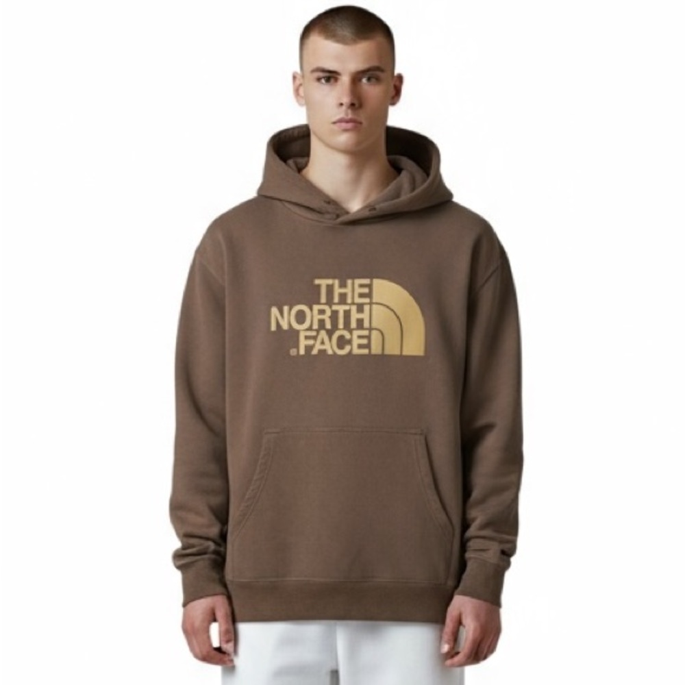 The North Face Men’s Standard Logo Pullover Hoodie Brown‎ XL